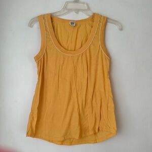 Camp Collection Dolly Yellow Retro Tank Top S